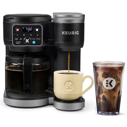 Keurig K-Duo Hot & Iced Single Serve & Carafe Coffee Maker, MultiStream Technology, 72oz Reservoir (Gen 2) Keurig