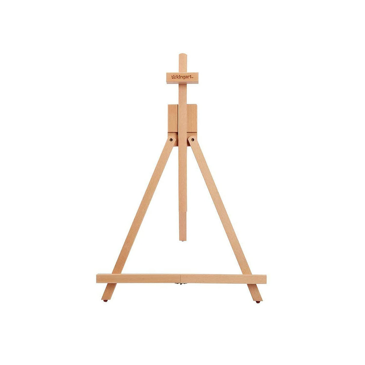 KINGART 741N TABLETOP A-FRAME Artists EASEL, Holds Up to 27" Canvas, Solid Wood, Folding, Portable and Adjustable, for Painting and Display KINGART