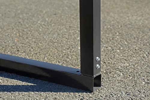 Arrow Carports Galvanized Steel Carport, Full-Size Metal Carport Kit, 12' x 29' x 7', Charcoal Arrow