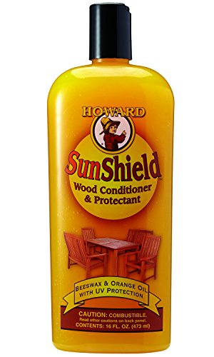 HOWARD SWAX16 Outdoor Furniture Wax, 16 Fl Oz (Pack of 1), Yellow Howard Products