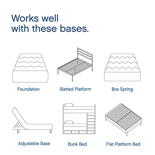 Cool Gel 8 Inch Short Queen Memory Foam Mattress Medium Firm, Memory Foam Mattress Short Queen Size Cooling, Made in the USA, 8" Depth with Pressure Relief, CertiPUR-US Certified, CoolGel Bed COOL GEL