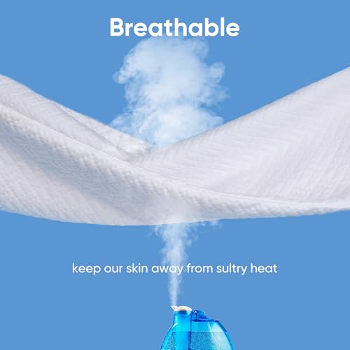 Cooling Waterproof Mattress Protector Full Size, Mattress Cover 3D Air Fabric Mattress Pad Cover Smooth Soft Breathable Noiseless, 8''-21'' Deep Pocket Hanherry