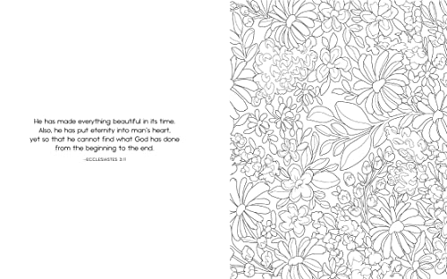 Scriptures and Florals Coloring Book WoodArtSupply