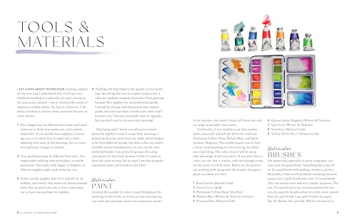 Learn to Watercolor: 20 Step-by-Step Beginner-Friendly Lessons on Watercolor Paper - Includes Watercolor Pad with Sketches – No Drawing Required! (Watercolor This Book) WoodArtSupply