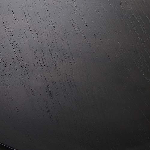 Bentley Adjustable Swivel Pub Table with Black Wood Finish and Metal Base Armen Living