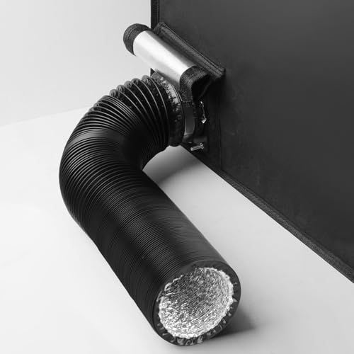 UniTak3D Smoke Exhaust Kit with Efficient Ventilation 4500RPM Fan and Pipe,Exhaust Smoke&Odors,Fan Fume Extraction Kit Exhaust Fan for Laser Engraver and 3D Printer Enclosure Tent Cover UniTak3D