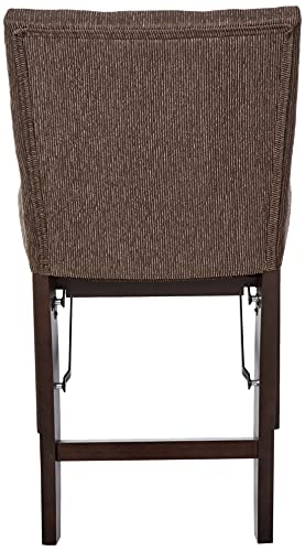 MECO STAKMORE Parson’s Folding Chair Espresso Finish, 20.25D x 17.5W x 33.875H in (Set of 2) MECO