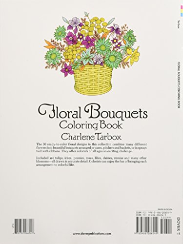 Floral Bouquets Coloring Book (Dover Nature Coloring Book) Dover Publications