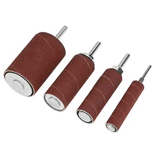 125 Speed Drum Sander Kit, Spindle Sanding Drum Sander Tool Kit Set with Case for Drill Press, for Sanding Contours, Flexible Shaft, Home Improvement 125