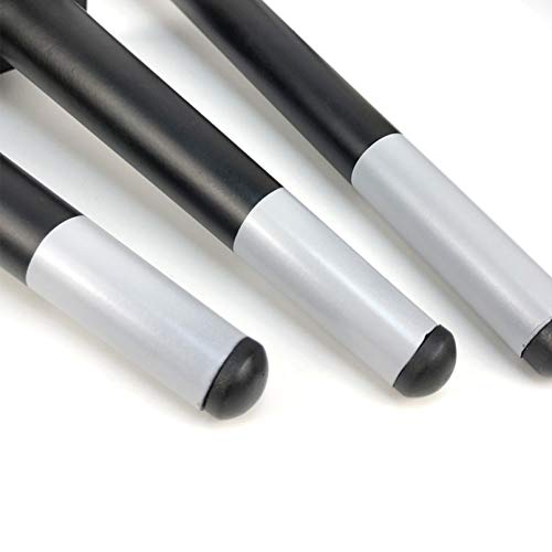 Black Gray Furniture Table Leg,Iron Round Tapered Sofa Legs,Slant Metal Cabinet Feet Furniture Leg Hardware,Replacement for Coffee Table Cupboard Chair,Height 10-72cm,4 Pack (72cm/28.3inch) (Black,gr WoodArtSupply