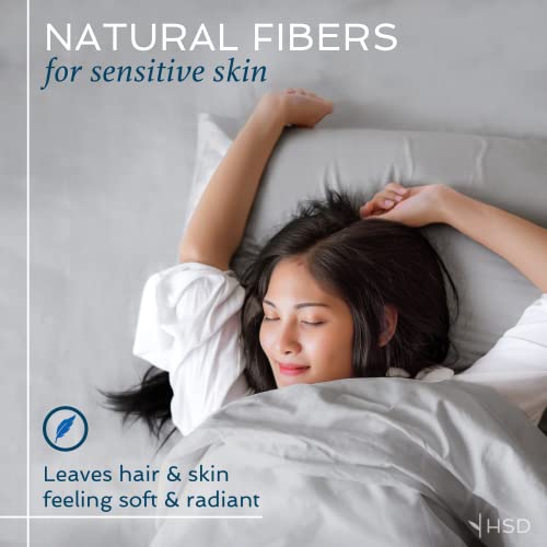 Hotel Sheets Direct 3 Piece Bed Sheet Set Twin Size, 100% Viscose Derived from Bamboo Sheets Set with 1 Pillowcase, Cooling & Breathable Luxury Bedding, Moisture-Wicking & Silky Soft Texture, White Hotel Sheets Direct
