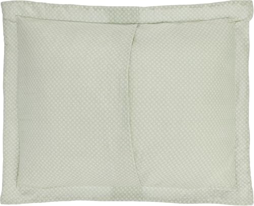 Laura Ashley - Queen Quilt Set, Soft & Reversible Cotton Floral Bedding with a Medium Weight Feel, 3 Piece Bed Set with Matching Pillowcases (Bedford Green/Off-White) Laura Ashley
