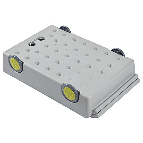 ECR4Kids Lock and Roll Personal Safe, Travel Lockbox, Grey ECR4Kids