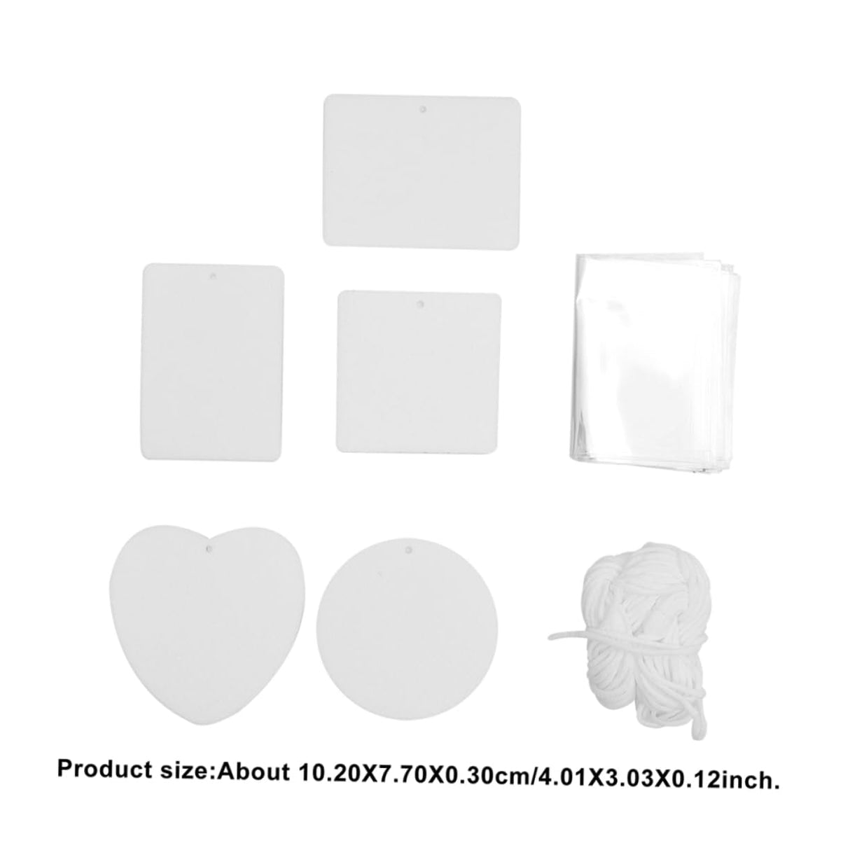 BUGUUYO 1 Set air freshener sublimation car freshener Sublimation Fresh film Perfume air freshener sublimation Air air freshener blanks for sublimation car BUGUUYO