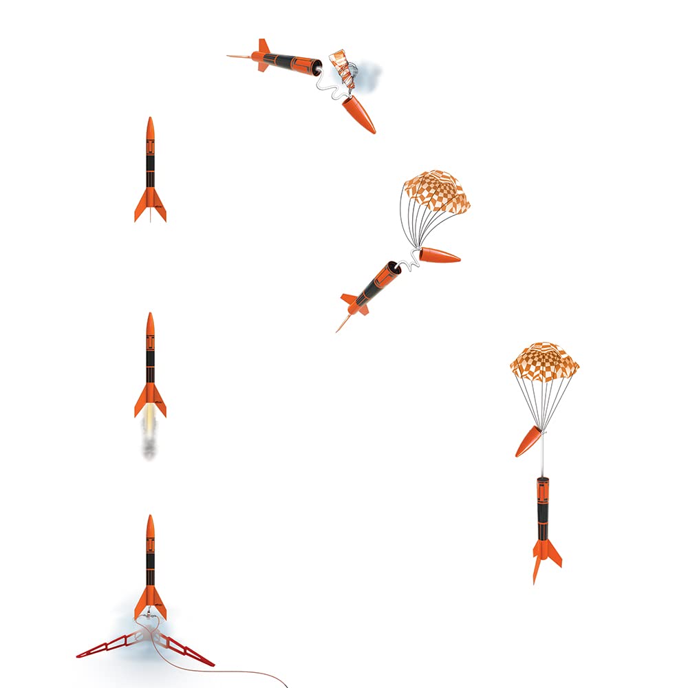 Estes Alpha III,Orange, Black Estes