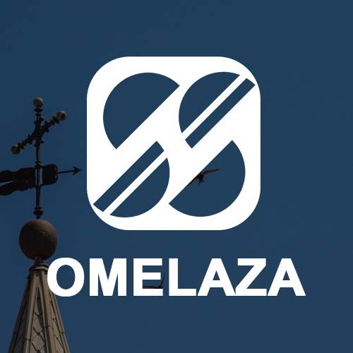 Omelaza 7 Pieces Patio Metal Furniture Outdoor Dining Set with 6 Stackable Bistro Chairs, and 60'' x 37'' Rectangle Table with Umbrella Hole (Black) Omelaza