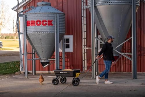 Gorilla Carts 4GCG-NF Poly Dump Cart, 600-Pound Capacity with No-Flat Tires, 4 Cubic Feet, Amazon Exclusive Gorilla Carts