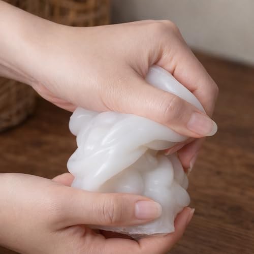 Rose Candle Molds Valentines Rose Silicone Mold Flower Shape Soap Molds Roses Flower Column Candle Molds for Candles Making Soap DIY Polymer Clay Craft Plaste Epoxy Resin Valentine Mother Day Decor