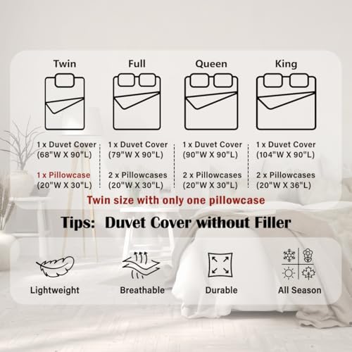 Homewish Pink Beach Duvet Cover Set Twin Size,Kids Girls Romantic Hawaii Ocean Style Bedding Set Teens Lover Room Decor,Palm Tree Comforter Cover Girly Summer Quilt Cover,1 Pillowcase,(No Comforter) Homewish