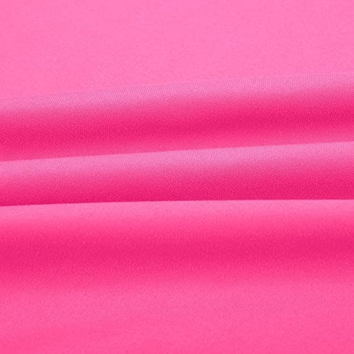 Sfoothome Full Sheets Set - Hotel Luxury 4-Piece Bed Set, Extra Deep Pocket, 1800 Series Bedding Set, Wrinkle & Fade Resistant, Sheet & Pillow Case Set (Full, Hot Pink) Sfoothome