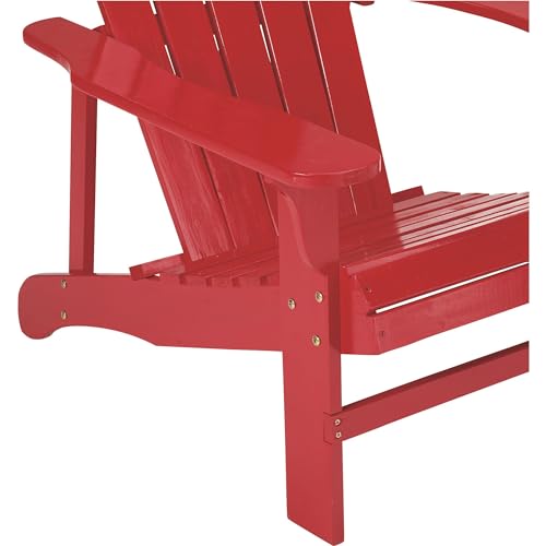Leigh Country Red Adirondack Chair for Patio, Deck or Yard Leigh Country