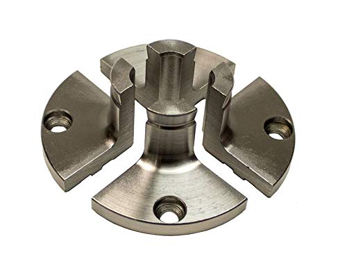 NOVA 48293 PREMIER PRO-TEK G3 Wood Lathe Chuck Bundle with 2" PRO-TEK Jaw Set, JSPIN 1" Pin Jaw Set, JS100N 4" Bowl Jaw Set, Woodworm Screw & Storage Case. 1"x 8 TPI Only (Does Not Use Inserts) Nova