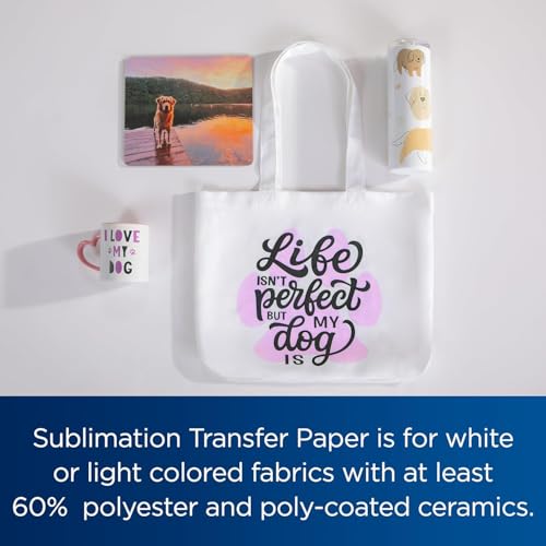 Brother Sublimation Printer, Color Ink Cartridge Set and 100 Sheets Sublimation Paper