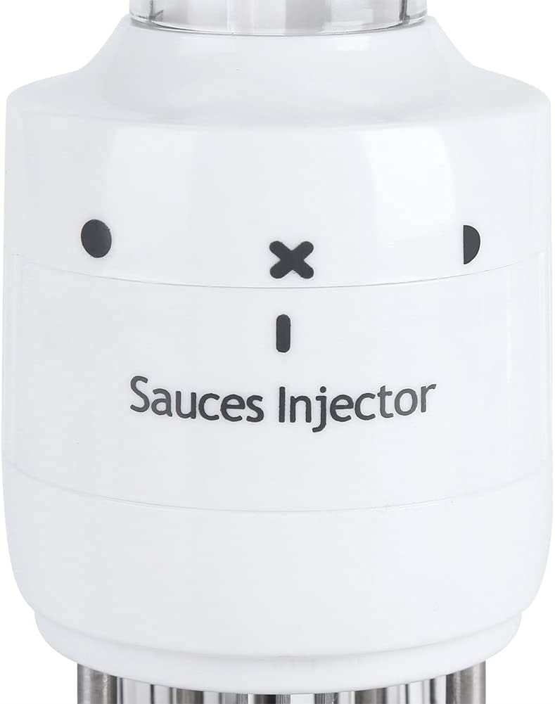 GOTOTOP Meat Marinade Tenderizer Needle Injector Steaks Flavor Syringe Cook Kitchen Tool Meat Tenderizer 2.64 x 2.64 x 8.86inch GOTOTOP