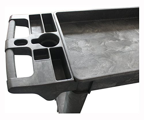 MaxWorks 80855 500-Pound Service Cart With Two Trays (40" x 17" Overall Dimensions) MaxWorks