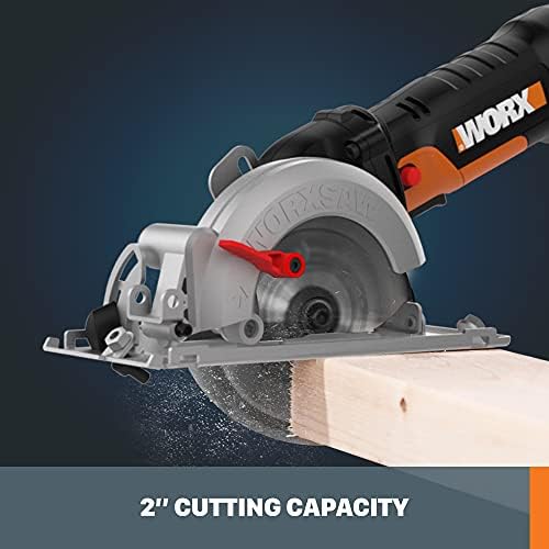 Worx WX439L 4.5 Amp WORXSAW 4.5" Electric Compact Circular Saw WORX