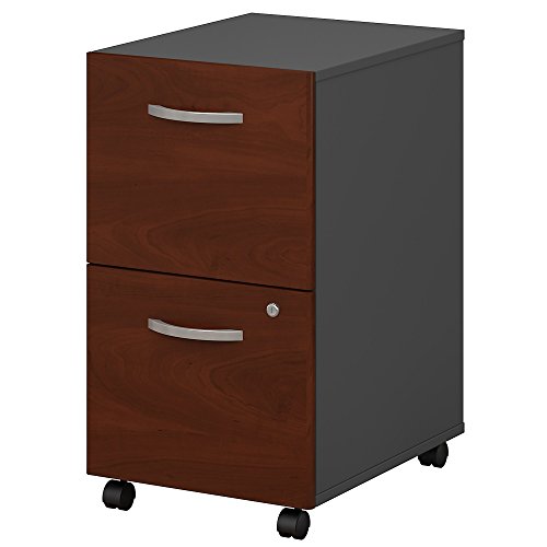 Bush Business Furniture Series C 2 Drawer Mobile File Cabinet, Hansen Cherry Bush Business Furniture
