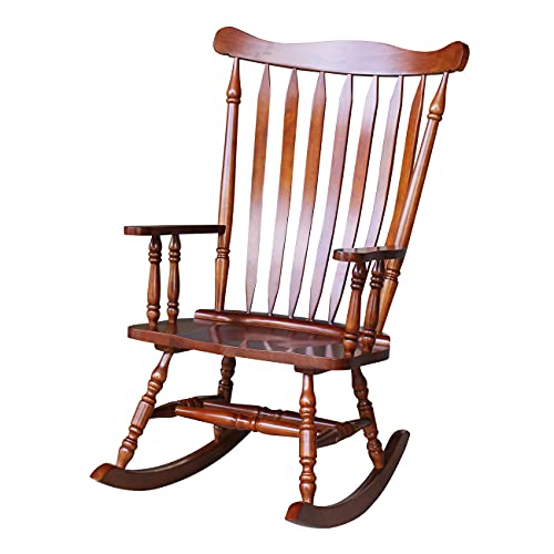 IC International Concepts Williamsburg Rocking Rocker Chair, Cherry IC INTERNATIONAL CONCEPTS