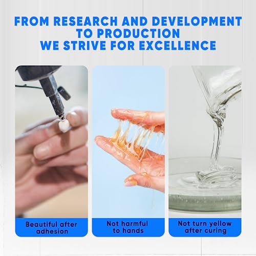 Clear 2 Part Epoxy Glue ClearWeld Waterproof Plastic Weld Adhesive to Metal, Plastics, PVC, Wood, Concrete, Ceramic, Fiberglass Surface Repair, Fishing rods, Wood Furniture, Automotive, DIY (1) Flinemon