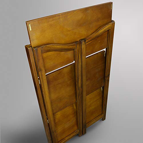 Casual Home Stratford 3-Shelf Folding Bookcase-Warm Brown Casual Home