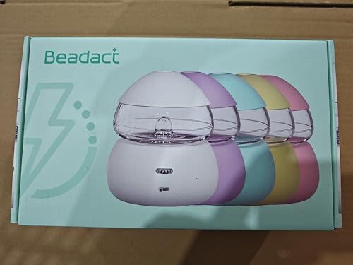 Beadact Electric Bead Spinner, Battery-Powered Clay Bead Spinner with 21000 PCS Glass Seed Beads for Friendship Bracelets Necklace Jewelry Making, Craft Gift for Girls Beadact