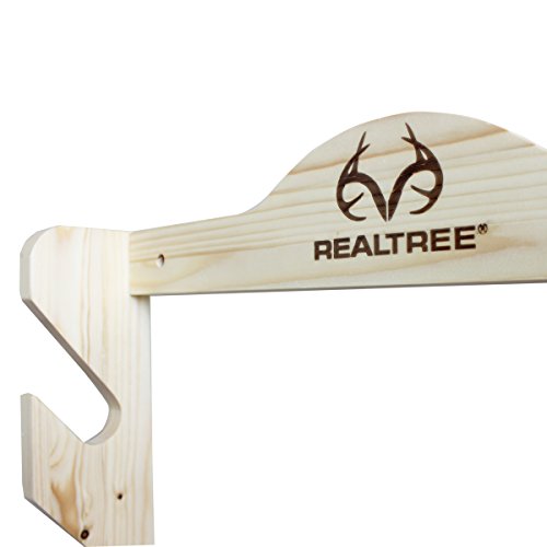 Rush Creek Creations Real tree 4 Gun Wall Rack with Hidden Hardware - Handcrafted - Durable Rush Creek Creations