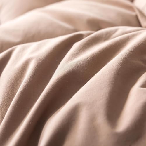 Puffy White Feather Comforter Full/Queen Size with Feathers Down Fiber Filled, All Season Feather Duvet Insert, 100% Cotton Luxury Hotel Collection, 8 Corner Loops Vexino