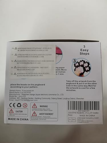 LULUETPUE Fuse Beads Kit,10000PC 5MM Melty Beads Set, Iron Melting Beads Craft Kit with Pegboards,Ironing Paper and Chain Accessories, Arts and Crafts Set for Kids Boys Girls Christmas Birthday Gift LULUETPUE