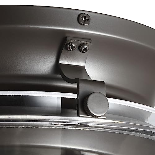 Progress Lighting P250000-129 Springer Collection DC Motor Windmill Farmhouse, 60-Inch, 12-Blade Ceiling Fan, Architectural Bronze Progress Lighting