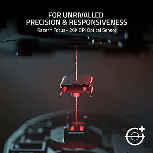 Razer Basilisk V3 Customizable Ergonomic Gaming Mouse: Fastest Gaming Mouse Switch - Chroma RGB Lighting - 26K DPI Optical Sensor -Classic Black Razer