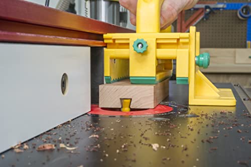 MICROJIG Matchfit DVC-1177K2 Dovetail Clamp Pro, Green/Yellow/Silver MICRO JIG