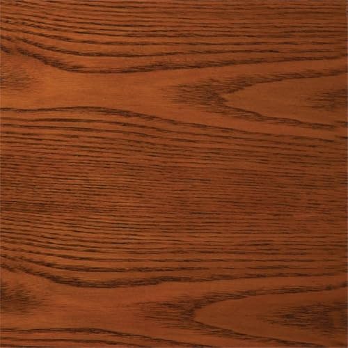 BOWERY HILL 4 Shelf Corner Curio Cabinet in Golden Brown BOWERY HILL