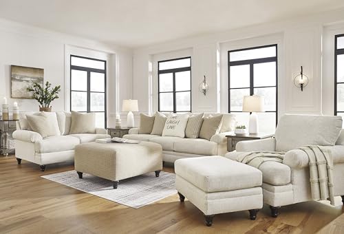 Signature Design by Ashley Valerani Classic Loveseat for Living Room, Beige Signature Design by Ashley