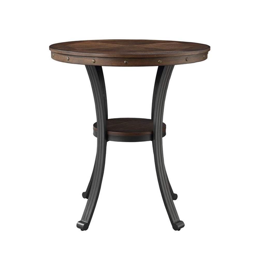 Powell Furniture Franklin Pub Table, Multicolor 36" x 36" x 40" Powell