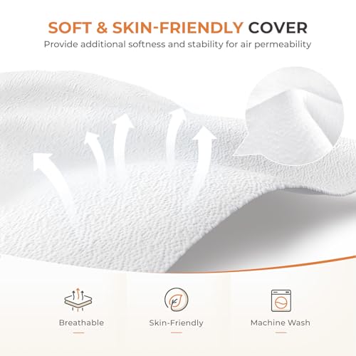 Sweetnight Tri Folding Mattress - 4-inch Single Size Foldable Mattress with a Collapsible and Washable Cover | Medium-Firm with Non-Slip Design | Suitable for RV Travel, Camping, Guest Sweetnight