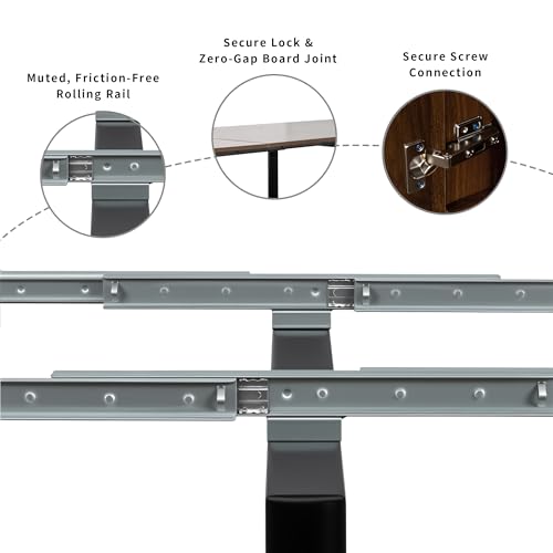 Varelynn Extendable Dining Table with Built-in Power Outlet, 118” Expandable Dining Table for 11, Expandable Console Table with Storage Cabinet, Modern Transformer Table Walnut Varelynn
