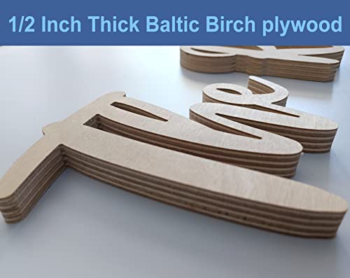 Custom Wood Name Sign, Nursery Decor, Wood Letter, Baby Name Sign(15"-58"), Wall Art For Girl or Boy Room, Family Name Signs, Choice of Size & Fonts EXUNART