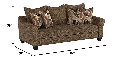 Roundhill Furniture Camero Cafe Sofa And Loveseat Set Roundhill Furniture