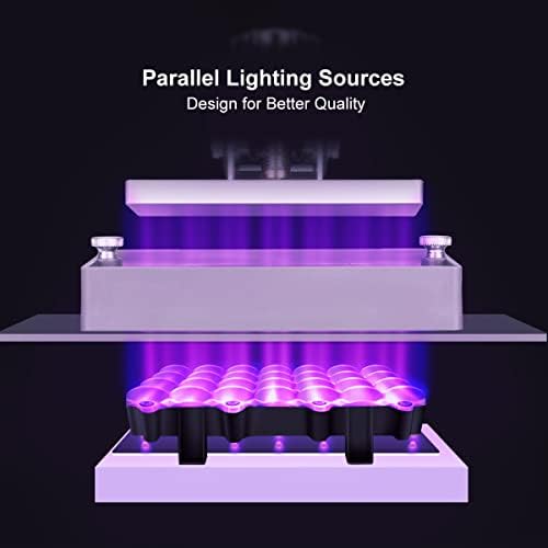 3D Printer Resin 3D Printer Orange 4K 3D Printer Photo Polymerization 3D Printer Monochrome 5.5 Inch 4K Display Parallel LED Lighting Large Print Size 4.72 x 2.68 x 7.48 Inch Longer