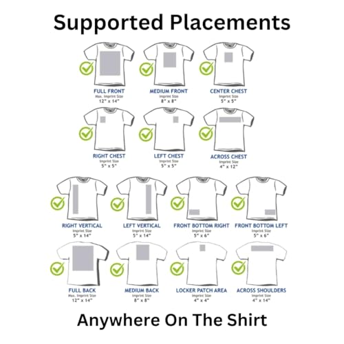 CLPA T-Shirt Ruler Guide — Full Shirt Placement | Heat-Safe to 320°F | Shirt Alignment Tool for Heat Press | HTV, DTF and Embroidery | All Sizes and Necklines | Made in Australia CLPA